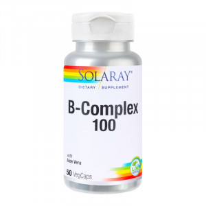B-Complex 100 Solaray, 50 capsule, Secom - Img 2