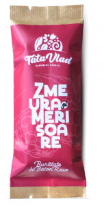 Baton raw vegane Zmeura si Merisoare, 45g HAP! de la Vlad - Img 2