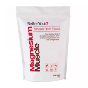 BetterYou Magnesium Muscle fulgi de baie cu magneziu, lamaie si rozmarin, 1 kg