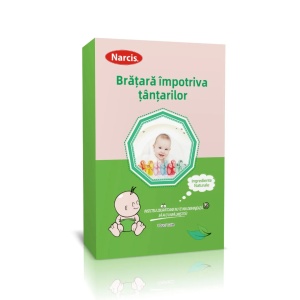 Bratara impotriva tantarilor (Floare), Narcis – cu uleiuri esentiale naturale - Img 1