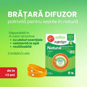 Bratara Reglabila Impotriva Tantari Alontan Natural, set 2 bucati - Img 5
