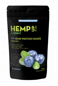 CANAH ECO Fit Shake proteic de canepa cu afine x 300g