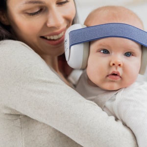 Casti de protectie fonica pentru bebelusi 0-3 ani – Albastru, HASPRO Baby - Img 3