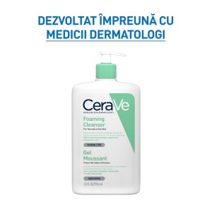 CeraVe Gel de curatare spumant, piele normal-mixta, 976 ml - Img 7