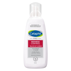 Cetaphil Redness Control PRO spuma de curatare pentru ten cu roseata, 236 ml