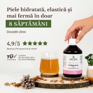 Colagenus Frumusete colagen lichid cu acid hialuronic si biotina, 500 ml, Faunus Plant - Img 7