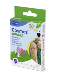 Cosmos Jungle plasturi pentru copii, 12 bucăți, Hartmann