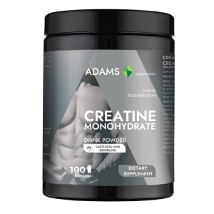 Creatina monohidrata pulbere, 450 g, Adams