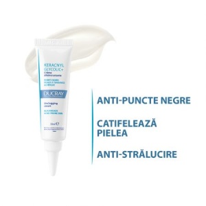 Crema Calmanta Anti-Imperfectiuni pentru Tenul cu Tendinta Acneica Keracnyl Glycolic Control, 30 ml – Ducray - Img 2