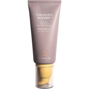 Cremă de protecție solară minerală SPF 50+ pentru față Haruharu Wonder Black Rice, 50 ml