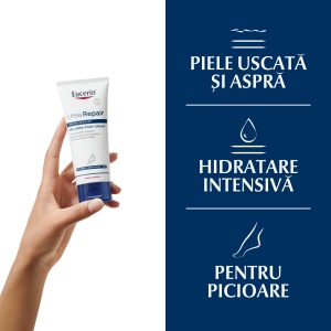 Cremă pentru picioare cu Uree 10% UreaRepair, 100 ml, Eucerin - Img 2