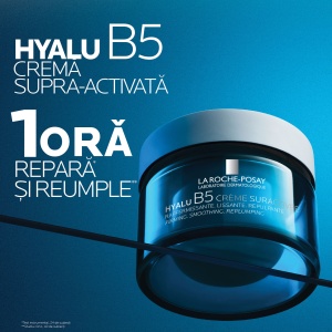 Crema Supra-Activata cu Acid Hialuronic Hyalu B5, 50 ml, La Roche-Posay - Img 2
