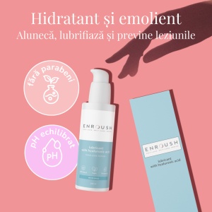 Enroush lubrifiant intim pe baza de apa cu acid hialuronic, 100 ml - Img 8