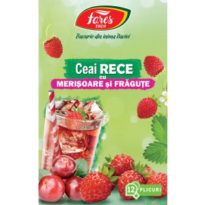 Fares Ceai Rece cu Merișoare și Frăguțe, 12 plicuri - Img 6