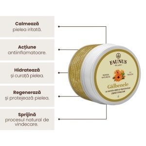Faunus Crema-Balsam Galbenele, 50ml - Img 3