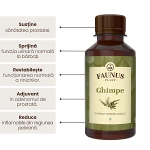 Faunus Tinctura de Ghimpe 200 ml – sanatatea prostatei si a aparatului urinar - Img 6