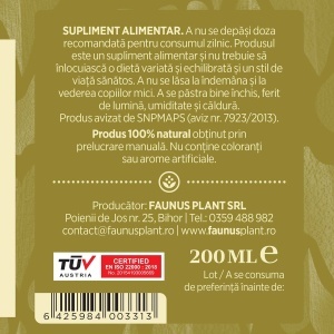 Faunus Tinctura de soc, extract hidroalcoolic, 200 ml - Img 8