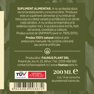 Faunus Tinctura de Valeriana, 200 ml – pentru somn linistit si echilibru emotional - Img 8