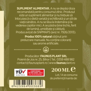 Faunus Tinctura de Vasc, 200 ml – reglarea tensiunii si suport cardiovascular natural - Img 8