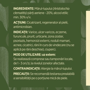 Faunus Tinctura Marul Lupului, 200 ml – pentru varice, eczeme, psoriazis - Img 7