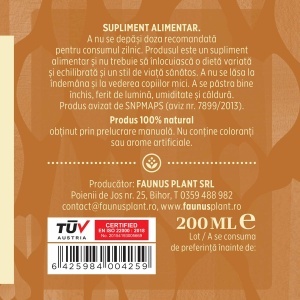 Faunus Tinctura Renalus, 200 ml – pentru rinichi, vezica si drenaj urinar natural - Img 8
