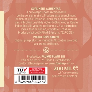 Faunus Tinctura Respiratorus, 200 ml – pentru tuse, raceli si sanatatea aparatului respirator - Img 8