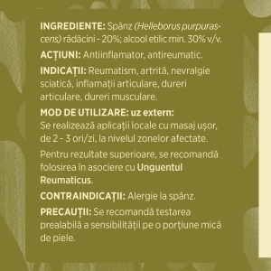 Faunus Tinctura Spanz, 200 ml – pentru dureri articulare si reumatism - Img 7