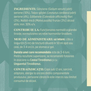 Faunus Tinctura Tiroidianus, 200 ml – pentru reglarea functiei tiroidei - Img 7