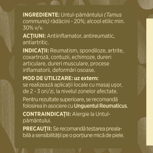 Faunus Tinctura Untul Pamantului, 200 ml – dureri articulare si reumatism - Img 7