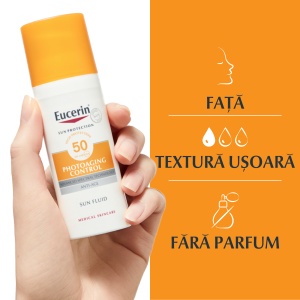 Fluid de față cu SPF 50+ Photoaging, 50 ml, Eucerin - Img 2