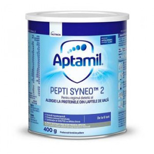 Formula de lapte Pepti Syneo 2, 6-12 luni, 400 g, Aptamil - Img 2