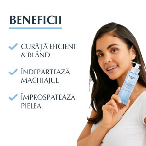 Gel de curățare DermatoClean, 200 ml, Eucerin - Img 3