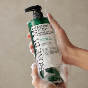 Gel de curatare pentru corp anti-acnee cu AHA BHA PHA 30 Days Miracle Acne Clear Body Cleanser, 400 g, Some By Mi - Img 3