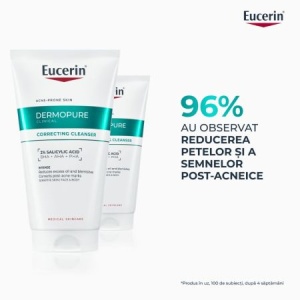 Gel de curatare regenerant cu 2% acid salicilic DermoPure, 150 ml, Eucerin - Img 2
