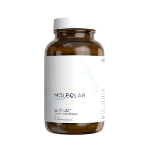 GlyNAC MoleQlar cu Glicină și NAC – 600 mg + 600 mg | 120 capsule - Img 1