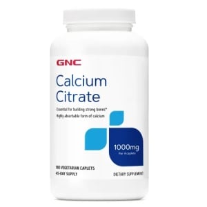 GNC Calciu Citrat 1000 mg, 180 tablete - Img 1
