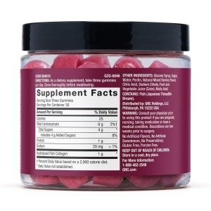 GNC Premier Collagen - Jeleuri cu colagen marin pentru piele si par, 90 bucati - Img 2