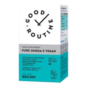 Good Routine Pure Omega-3 Vegan din alge, 30 capsule