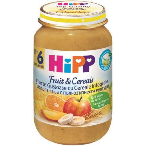 HIPP ECO Fruct, Cereale -gustare cu fruct 190gr