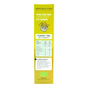 Ineluse Bio crocante cu miere fara gluten, 250g, Republica Bio - Img 2