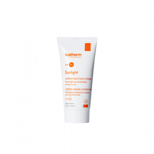 Ivatherm Sunlight crema de fata SPF 50+ pentru piele sensibila, 50 ml