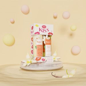 KISS Aroma Vanilla&Milk gel de dus+lot.corp x250ml