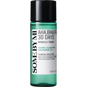 Kit pentru ten acneic AHA BHA PHA 30 Days Miracle, 4 produse, Some By Mi - Img 6