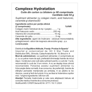 LGN Complexe Hydratation piele 60 comprimate, Granions - Img 2