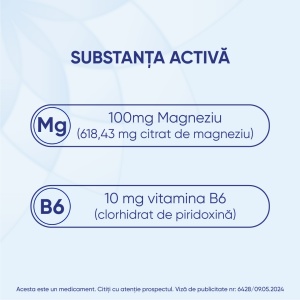 Magne B6 Premium 100 mg/10 mg, 40 comprimate – Sanofi - Img 8
