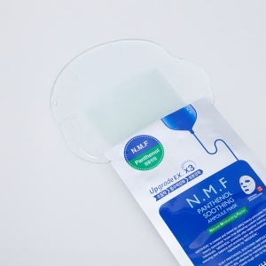 Mască de fața pentru calmare, N.M.F Pantenol Soothing Ampoule Sheet Mask, 27 ml, Mediheal - Img 2