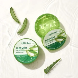 MEDIHEAL Aloe Vera Hydrogel (95%) Hidrogel calmant cu aloe vera 300 gr - Img 2