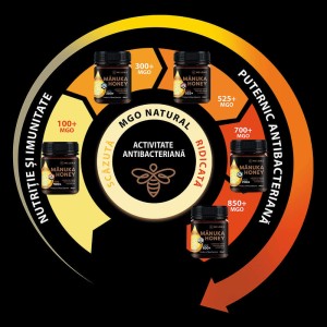 Miere de Manuka Melora MGO 525+ (UMF 15+), Noua Zeelanda, 250 g - Img 2