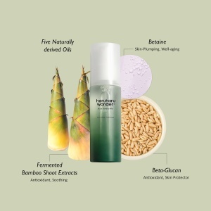 Mist facial hidratant cu bambus fermentat Haruharu Wonder Black Bamboo, 80 ml - Img 2