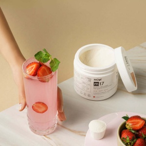 Molecules of Youth m17 Colagen Marin Beauty cu acid hialuronic, vitamina C si zinc, aroma de capsuni, 210 g - Img 3